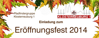 Einladung Eröffnungsfest 2014